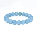 Factory Wholesale Natural Stone Beads 4/6/8/10mm Blue Angelite Bracelet