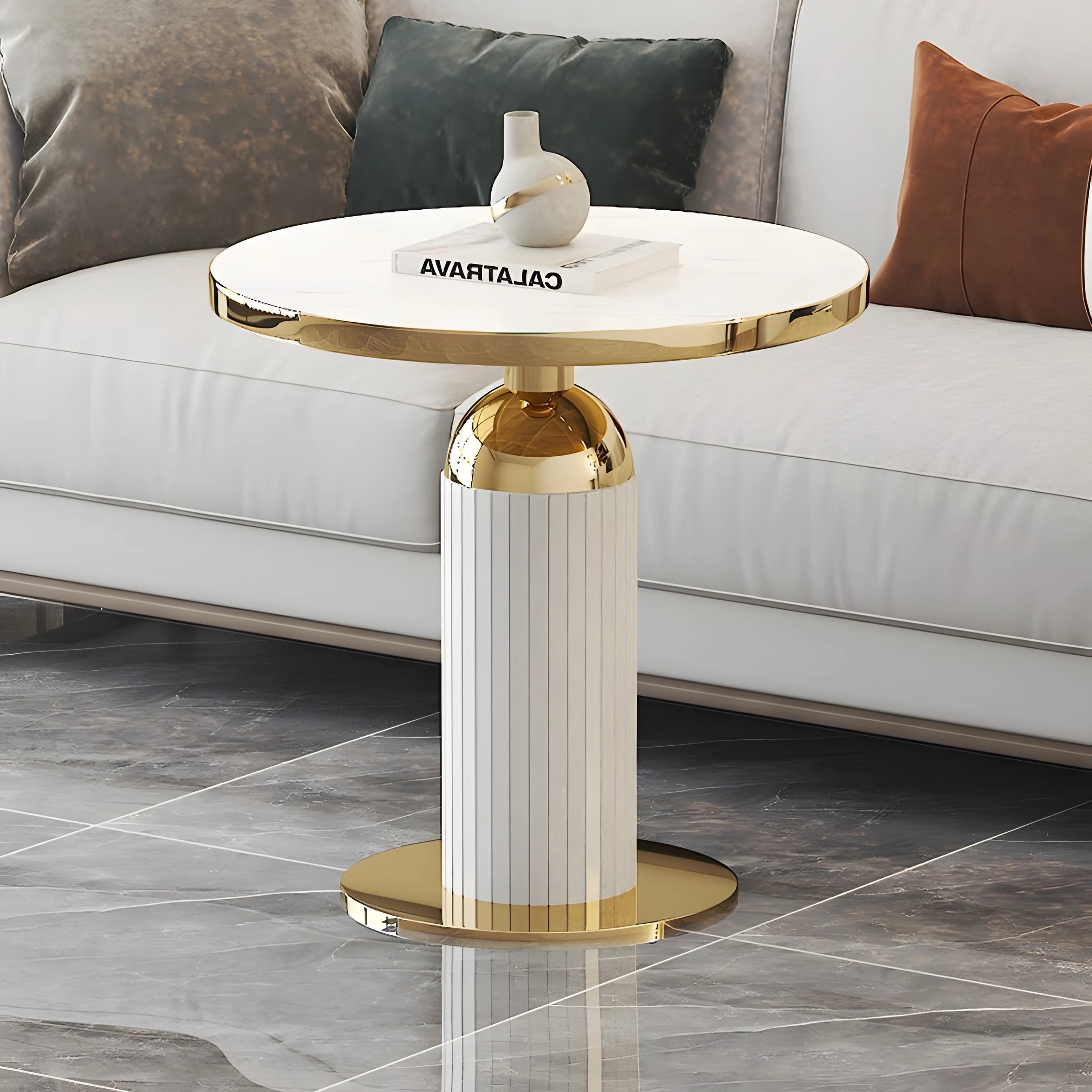 Contemporary Luxury Metal and Glass Coffee Table for Home Dining Villa and Outdoor Nordic Style Center Table Furniture