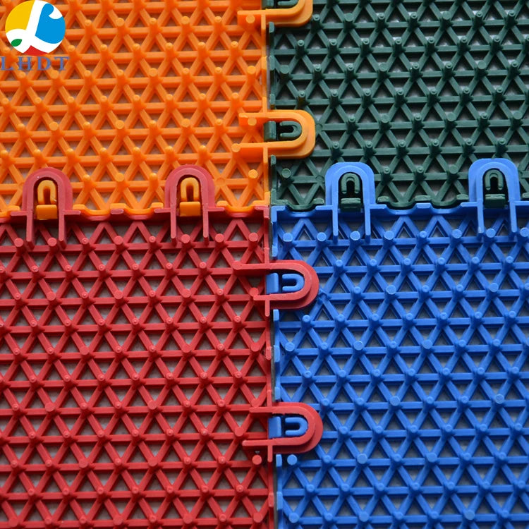 Outdoor Sports Polypropylene Tile Used Soundproof Basketball Flooring Cost