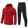 Custom Logo Mens Sports Wear Track Suits Men Zip up Hoodie Set Blank Sweatsuit Tracksuit