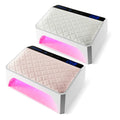 Rechargeable 178W Nail Dryer UV LED Lamp Two Hand Nail Desk Lamp With PU Leather Hand Pillow Cordless UV LED Lamp for Nail Art