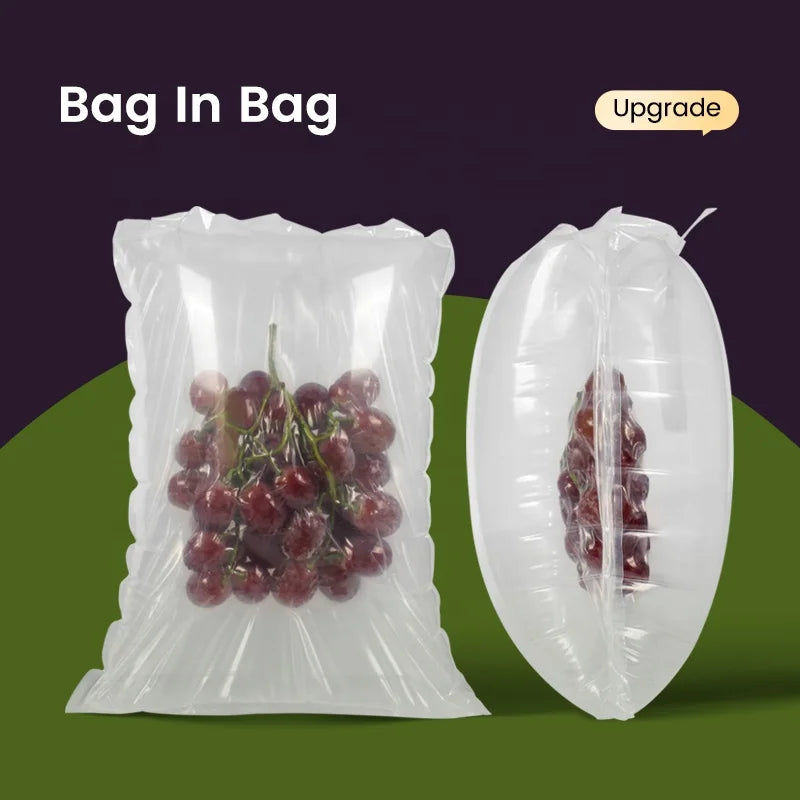 Custom Size Inflatable Packaging Recyclable Cushioning Air Bubble Bag in Bag With Suspension Protection