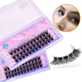 New Best Waterproof Long Lasting DIY 7days Lash Extension Segment Cluster Lashes DIY at Home Eyelash Set