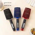 Color Custom Detanglingfor Women with logo  Custom Women's Pig Bristle  Scalp Massage Comb  Salon Beauty Tools  Hair Brush
