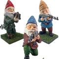 Wholesale Custom Elf Gunman Dwarf Figurine MAB56 Handcrafted Resin Courtyard Statue Humorous Ornament Collection Gift Desk Art