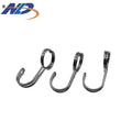 Spring Manufacturer Small Twisted 90 Degree Flat Galvanized Metal Steel Aluminum Hanger S Shape Stainless Steel S Hook