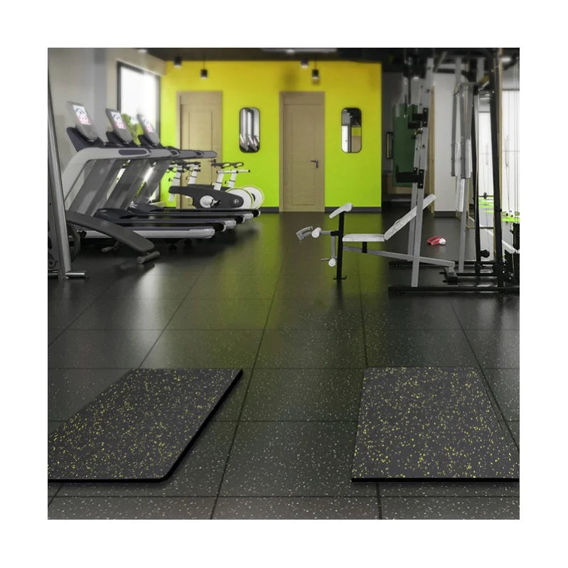 Eco-Friendly Epdm Rubber Gym Flooring With Interlocking System - Easy to Install and Shock Absorbing for Intense Workouts