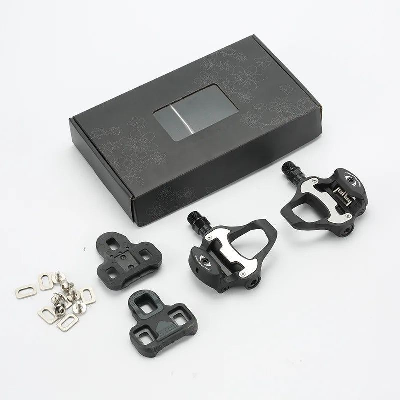 Ultralight Alloy Self-Locking Road Bicycle Pedal with Cleats for  System & Sealed Bearing Auto Lock