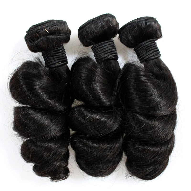 Wholesale Loose Wave  Hot Selling Remy Human Hair Extensions Natural Color Top Quality Unprocessed Hair