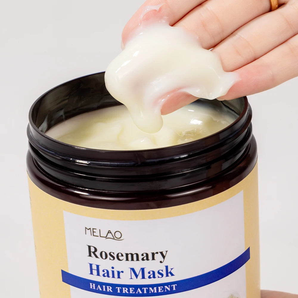 100% Natural Herbal Rosemary Oil Onion Biotin Hair Mask for Hair Anti-loss Strengthening Nourishing Smooth Repairing Mask