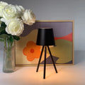 Bedroom Hotel Living Room Restaurant Waterproof Touch Switch Hotel Cordless Usb Rechargeable Table Lamp