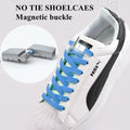 Upgrade Magnetic Lock Shoe Laces Elastic Sneakers Shoelace Rainbow Lazy Elastic Flat Shoelaces No Tie Magnetic Shoelace