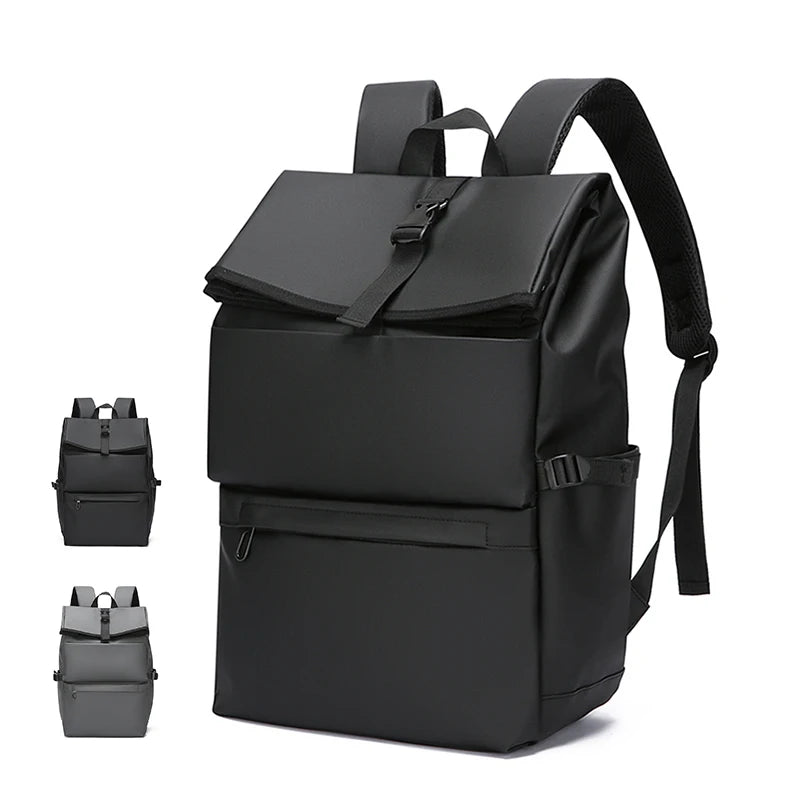 Custom Logo Student School Casual Rolltop Laptop Backpack for Men Waterproof Fashion Large Capacity Computer Backpack Mochilas