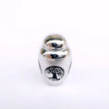 Tree of Life Mini Stainless Steel Cremation Funeral Urn Casket Keepsake Souvenir Gift for Ashes Cemetery Urn Holder Memory Urn