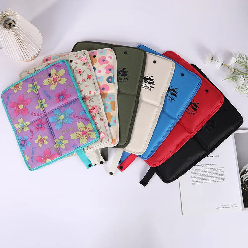 Outdoor Folding Seat Cushion Oxford Clothstylish and Simple Design with Thickened Material for Better Moisture - Proof Effect