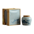 Luxury Tea Box Cylinder Moistureproof Eco Friendly Food Packaging Containers for Tea With Lid