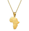 Real U Jewelry Gold Plated Stainless Steel Zircon Themed Pendant Necklace Unisex Trendy Christian Gift
