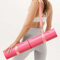 Decorative Custom Engraving logo Natural Rubber PU Yoga Mat for Gymnastics Fitness Pilates