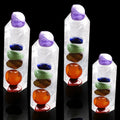 Natural Chakra Stone Wand Healing Crystals Spiritual Energy Stones Clear Quartz Towers for Meditation