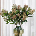 Y0009 Factory Wholesale Artificial 2 Branch Green Real Touch Berry Stems Skimmia for Home Wedding Decoration