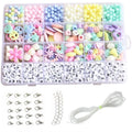DIY Art and Crafting Plastic Beads and Letter Beads for Jewelry Making Acrylic Lucite & Plastic Beads