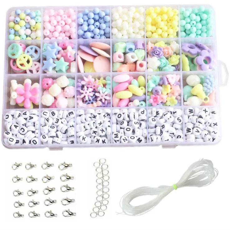 DIY Art and Crafting Plastic Beads and Letter Beads for Jewelry Making Acrylic Lucite & Plastic Beads