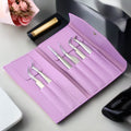 High-quality 6pcs Set  Professional Lash Applicator Tool Customized Private 90 Degrees Fiber Tip Eyelashes Extension Tweezer
