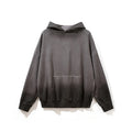 Wholesale Custom Washed Blank Hoodie Washed Gradient Color Pullover Oversized Boxy Hoodie for Men