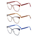 2025 High End New Stocks Cat Eye Unique Design Bridge Women Wholesale Ultralight Optical Fashion Computer Glasses