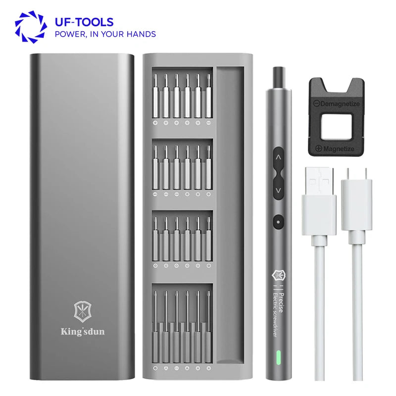 51in1 Universal DIY Repair Tool Kit Cordless Multifunctional Electric Screwdriver USB Rechargeable Cell Phone Repair Tools 3N.m