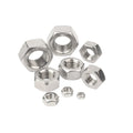 Metric Polished A2-70 Hexagonal Nut Silvery Hexagon Nut M1.4 DIN934 304 Stainless Steel Hex Nut