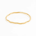 Joolim High Quality Stainless Steel Trendy Jewelry PVD Gold Plated Irregular Bracelet Chain Wholesale New Feature JEWELRY