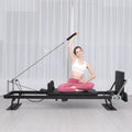 Pilates Reformer Workout Machine Adjustable Folding Home Gym Cardio Fitness Rebounder Total Body Training 120kg Capacity