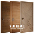 Foshan Interior Solid Wood Doors Interior Premium Doors Europe Standard Modern Interior Office Door