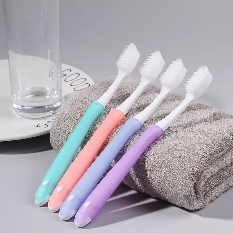 Factory Directly New Design Wholesale Disposable Soft Nano Soft Bristles Toothbrush for Hotel Use