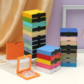 Retail PE Film Suspension Gem Package 3D Floating Frame Display Case Antioxidant Dustproof Jewelry Packaging Box for Coins Medal