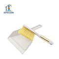 Household Mini Broom and Brush Set with Short Handle Table Bristle Head Durable Plastic Home Cleaning Tools