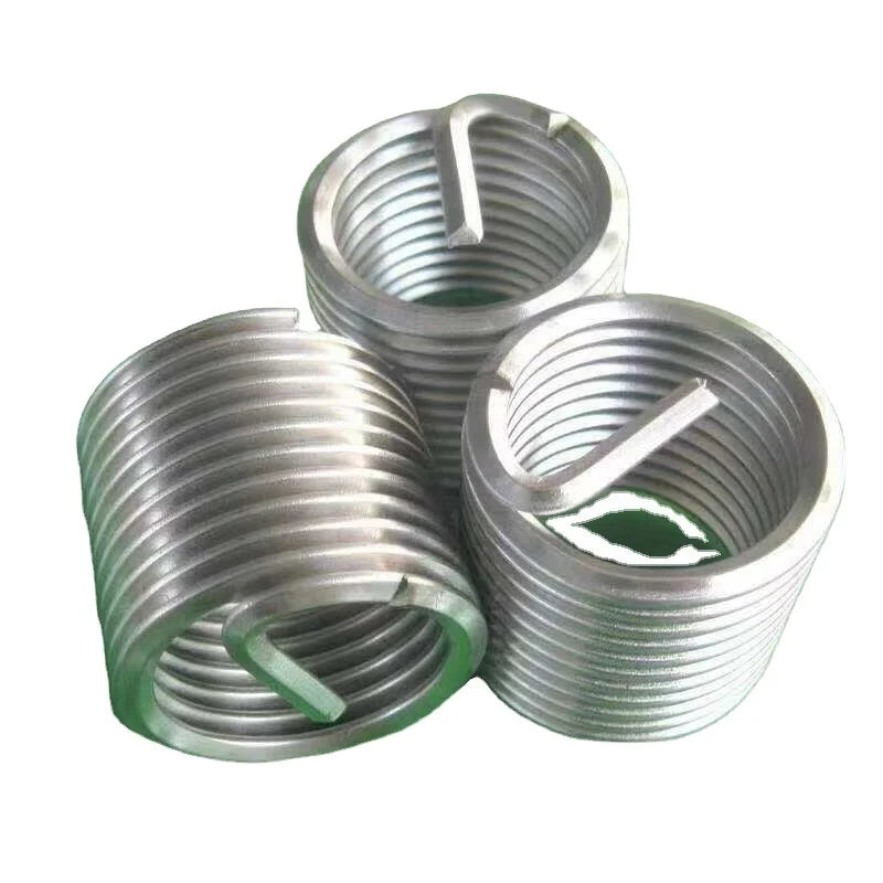 304 Stainless Steel ST8*1.25*5K Fully Threaded ISO Metric Bolt Type Wire Thread Inserts Alloy Fasteners for Spark Plugs