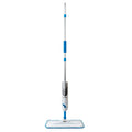 Microfiber Spray Mop with Steel Pole Flat Head for Solid Wood and Tile Floors Hand Wash Both Wet Dry Use Household Cleaning