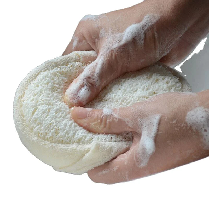 Sponge Bathing Exfoliation Massage Bath Towel Loofah Towel Cotton Linen Bath Cleaning Brush