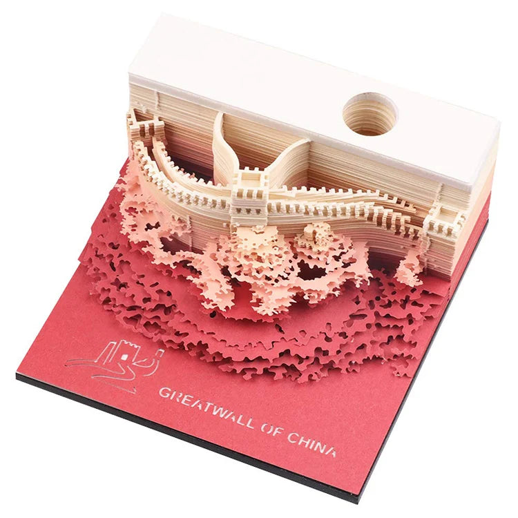 2026 Shenzhen Luxury Fun Promotional Paper 3D Memo Pad Custom Premium Gift Favors for Fathers Mothers Teachers Day