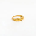 High End PVD Gold Plated Rings for Women New Stainless Steel Jewelry Manufacture Customized Jewelry