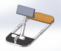 Newly Home Fitness Foldable Thrust Machine Glute Hip up Trainer With Bands Hip Thruster
