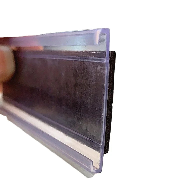 High Quality Plastic Adhesive Plastic Strip Label Holder Price Display Label Holder of Supermarket Shelf or Store Shelves