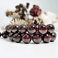 Natural Red Garnet Gemstone Loose Beads for Necklace Bracelet Earrings Jewelry DIY Making Round Beads Loose Beads String