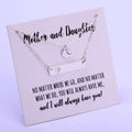 Two Interlocking Connecting Infinity Double Circles Mother's Day Mother Daughter Grandmother Mom Granddaughter Jewelry Necklace