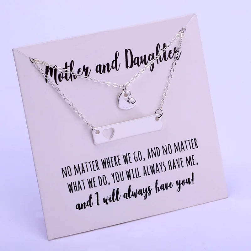 Two Interlocking Connecting Infinity Double Circles Mother's Day Mother Daughter Grandmother Mom Granddaughter Jewelry Necklace