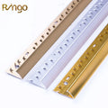 Ringo Factory Direct 6063 Aluminum Modern Multifunctional Flexible Flooring Trims Carpet Edging Profiles Oval Edge Decor Strips