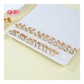 Modern Classic 18K Gold Plated Jewelry Huggies Hoop Heart Shape Earrings for Women