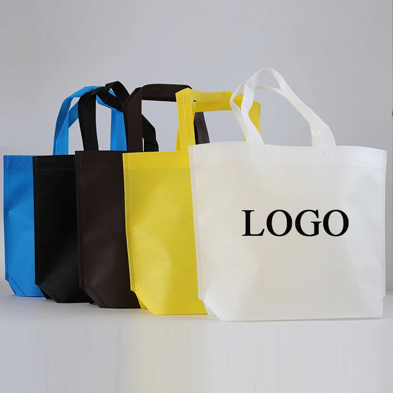 Wholesale Custom Printed logo Heavy Duty Cute Dog Laminated pp Non Woven Bag Eco Promotion Tote Shopping Non Woven Bag